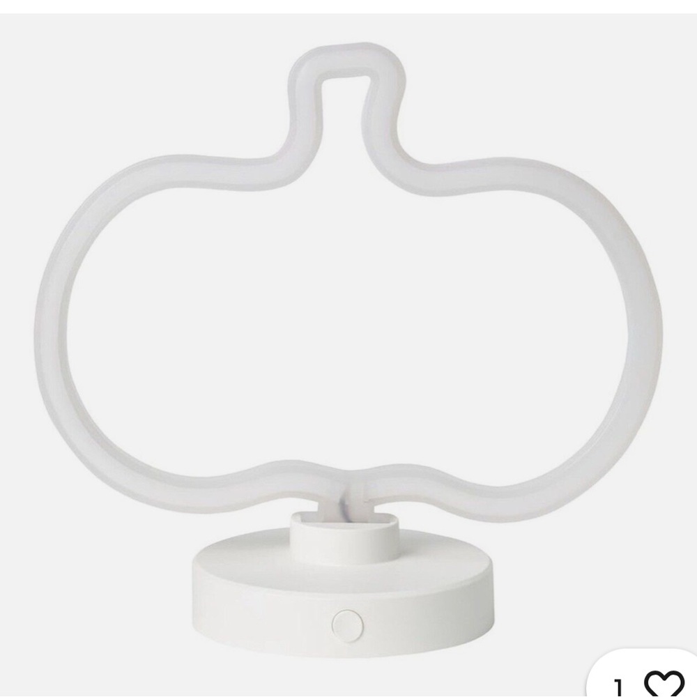 IKEA KUSTFYR LED Table Lamp, Battery Operated, Pumpkin